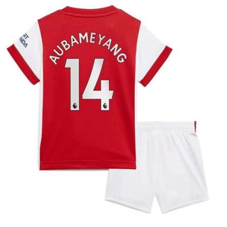 Camisolas de Futebol Arsenal Aubameyang 14 Criança Principal 2021-22